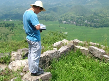 石阡雙山水庫(kù)渠系野外勘測(cè)